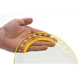 See-through display technology with wide angle and crisp viewing characteristics