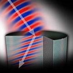 Material made from the stuff of computer chips has the ability to bend light in the opposite direction
