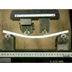 Tiny fibres inside cement make it bendable and more resistant to cracking