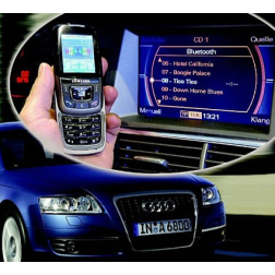 Using Bluetooth technology enables users to listen to music from their cell phones over the cars stereo system