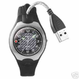 USB watch which incorporates a USB memory stick and a watch