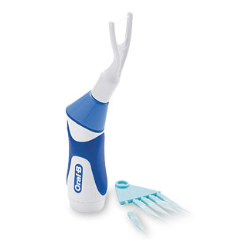 electric flossing and dental stick