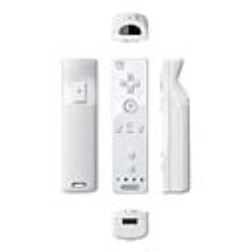 The Nintendo Wii controller reacts to the way the player moves the controller around
