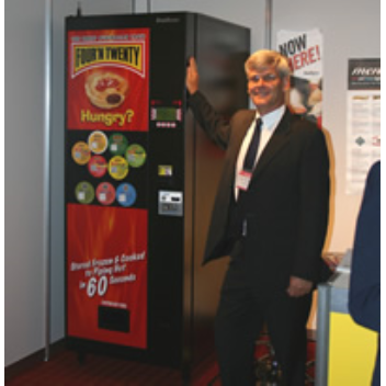 automatic hot food service machine