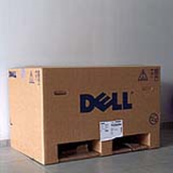 Dell is now shipping their servers in a simple cardboard that also has the integrated function of a pallet