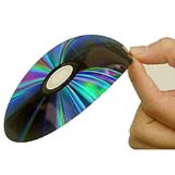 Reducing the thickness of DVDs, make them more compact for storage