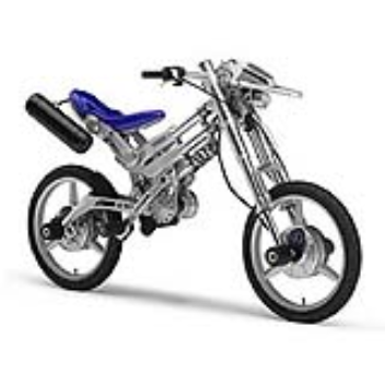 Inwheel motors on a motorcycle allow for a fully adjustable chassis