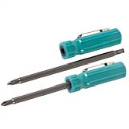 screwdriver with a double sided bit