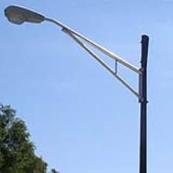 Street lights with a sensors to measure the amount of light will turn on or off depending on the amount of light