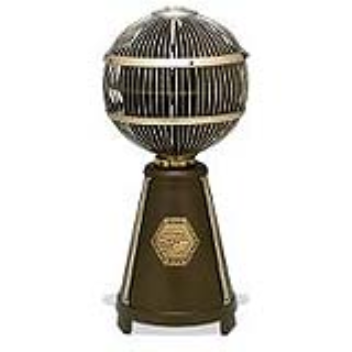 fan in the shape of a classic bankers fan from the 1920s