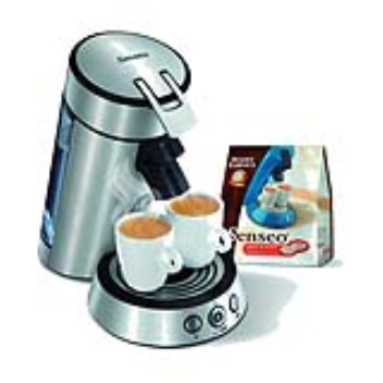 Senseo coffee machine for one or two cups of coffee