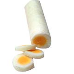 egg in the shape of a line
