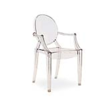 transparent chair from Kartell