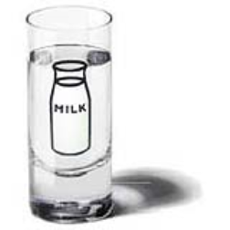 This liquid looks and tastes a lot like water, but it contains the nutrients that are present in milk
