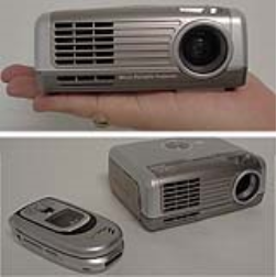 small and light pocket-projector