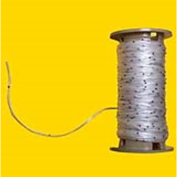 Seed tape has precisely spaced seeds in a tape that dissolves in water