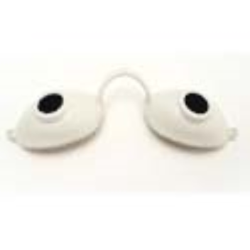 tanning goggles that do not allow any light or harmful rays through