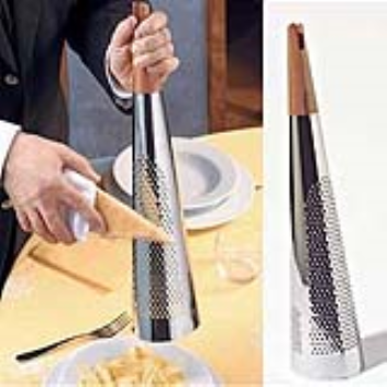 large grater which allows for quicker and easier grating
