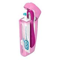 portable toothbrush with toothgel