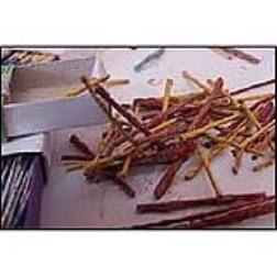 matchsticks made out of jute
