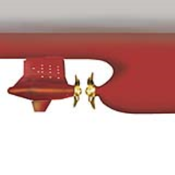 The contra rotating propulsion system is great for for high-power and speed