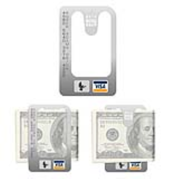 This credit card  can also be used for holding money