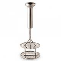 A double potato masher results in quicker mashing