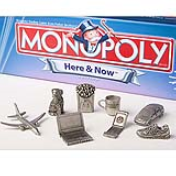 These tokens in Monopoly are styled after name-brand products