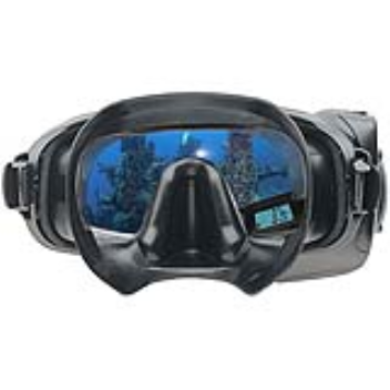 diving mask with an integrated HUD