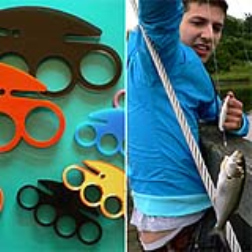 fishing knuckles for easier gripping of fishing line