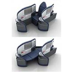 These reclining seat adjusts to multiple comfortable positions, including a completely flat surface