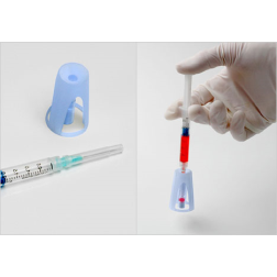 The Safe vent syringe venting system is a highly useful aid that improves the quality of blood sampling