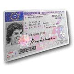 Polycarbonate foil can save holographic data on an ID card