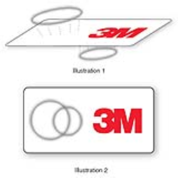 These labels have a floating image that provides a powerful product authentifcation