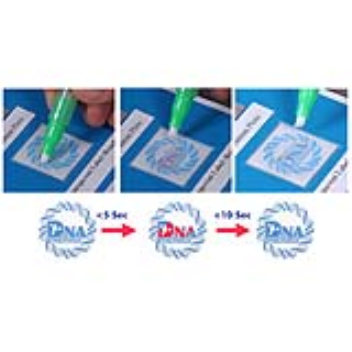 Anti-counterfeiting ink  can only be authenticated with a special testing pen