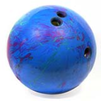 bowling ball with holes for grip