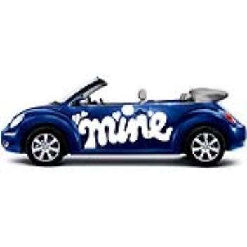 VW Uk offers customers the option to decorate their beetle with special vinyl stickers
