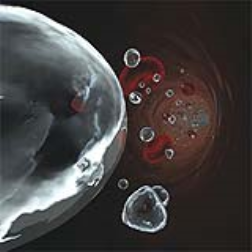 Microbubbles injected into you, will pop with ultrasound and release a drug