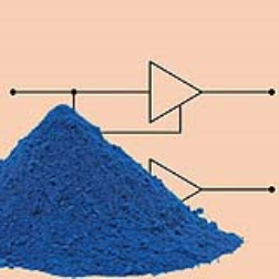Paint pigments made from titanium dioxide can imitate basic operations in digital circuits