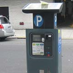 Solar powered parking meters are a great way of saving electricity