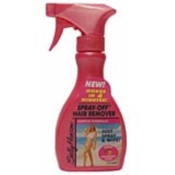 Hair remover in a spray bottle is easier to apply