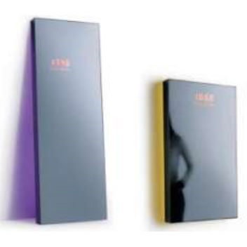 Radiator that doubles as both a mirror and a digital clock