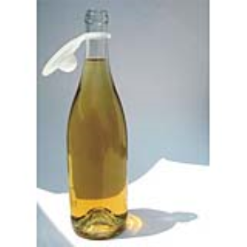 This one-size-fits-all bottle stopper is a rubber stopper that fits over any bottle
