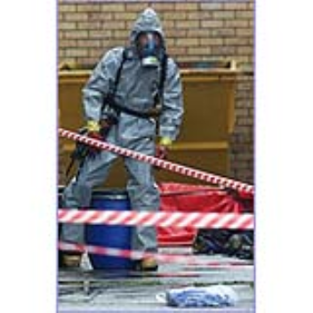 Using a breathable rubber while combating chemical weapons, helps keep the wearer cool