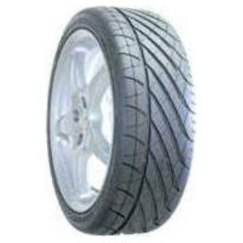 Yokohama has developed a tire which has an assymetrical tread running around it. This greatly improves dry road grip and increasing stability