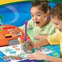 Children will draw on everything. The ink in this airbrush spray set for kids will only appear on the foreseen paper