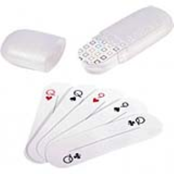 These playing cards go from the well known rectangular shape to an elongated one