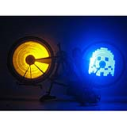 This electronic toy kit can turn your bicycle wheel into a customized display