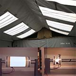 SuperFlex is a lightweight, crushable, durable electroluminescent lighting technology that can be twisted, torn or scrunched up
