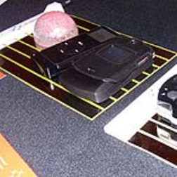 This thin pad uses induction to charge your electronic devices